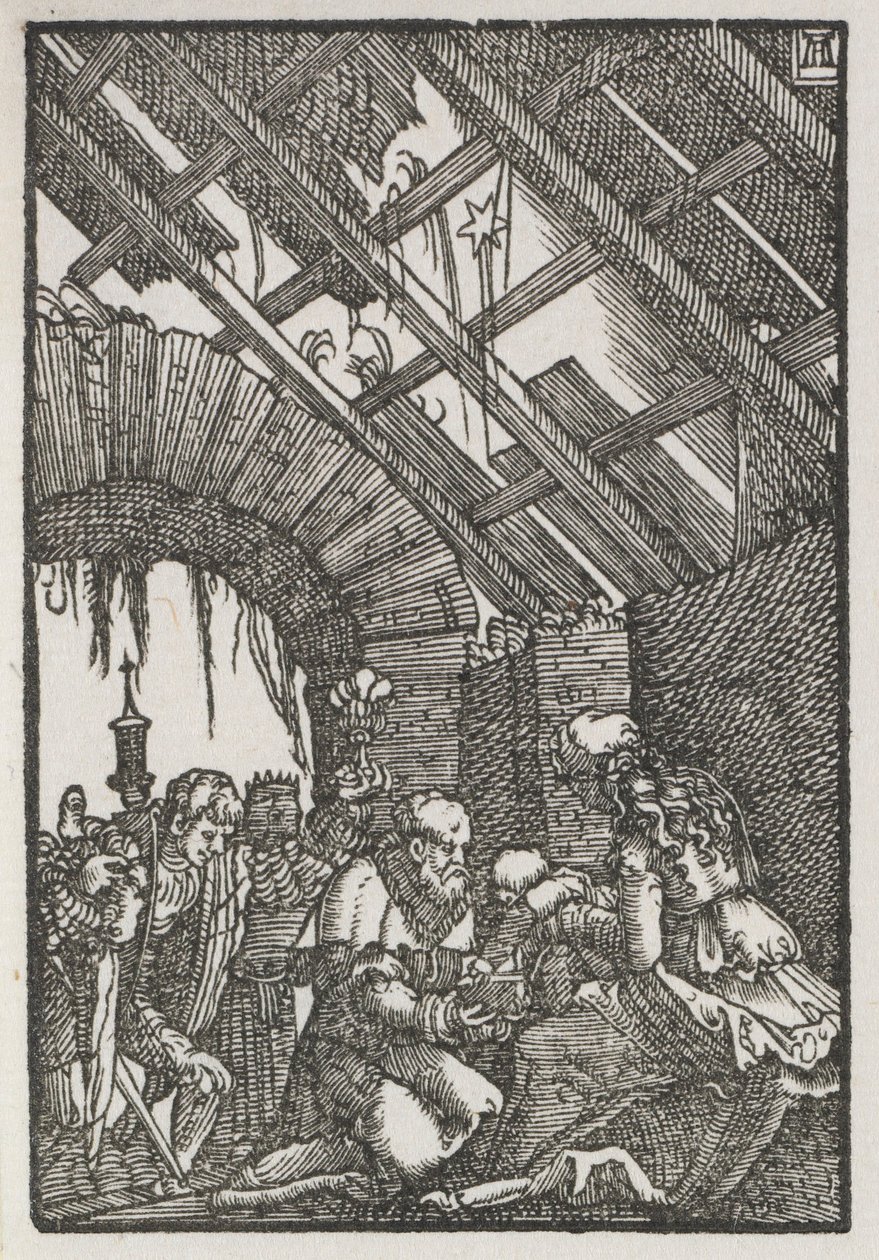 Der Fall und die Erlösung des Menschen: Die Anbetung der Könige, ca. 1515 von Albrecht Altdorfer