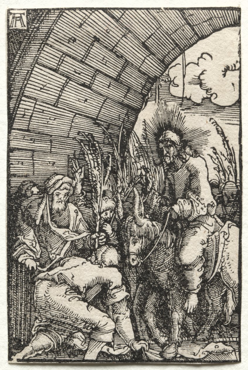 Der Fall und die Erlösung des Menschen: Der Einzug in Jerusalem von Albrecht Altdorfer