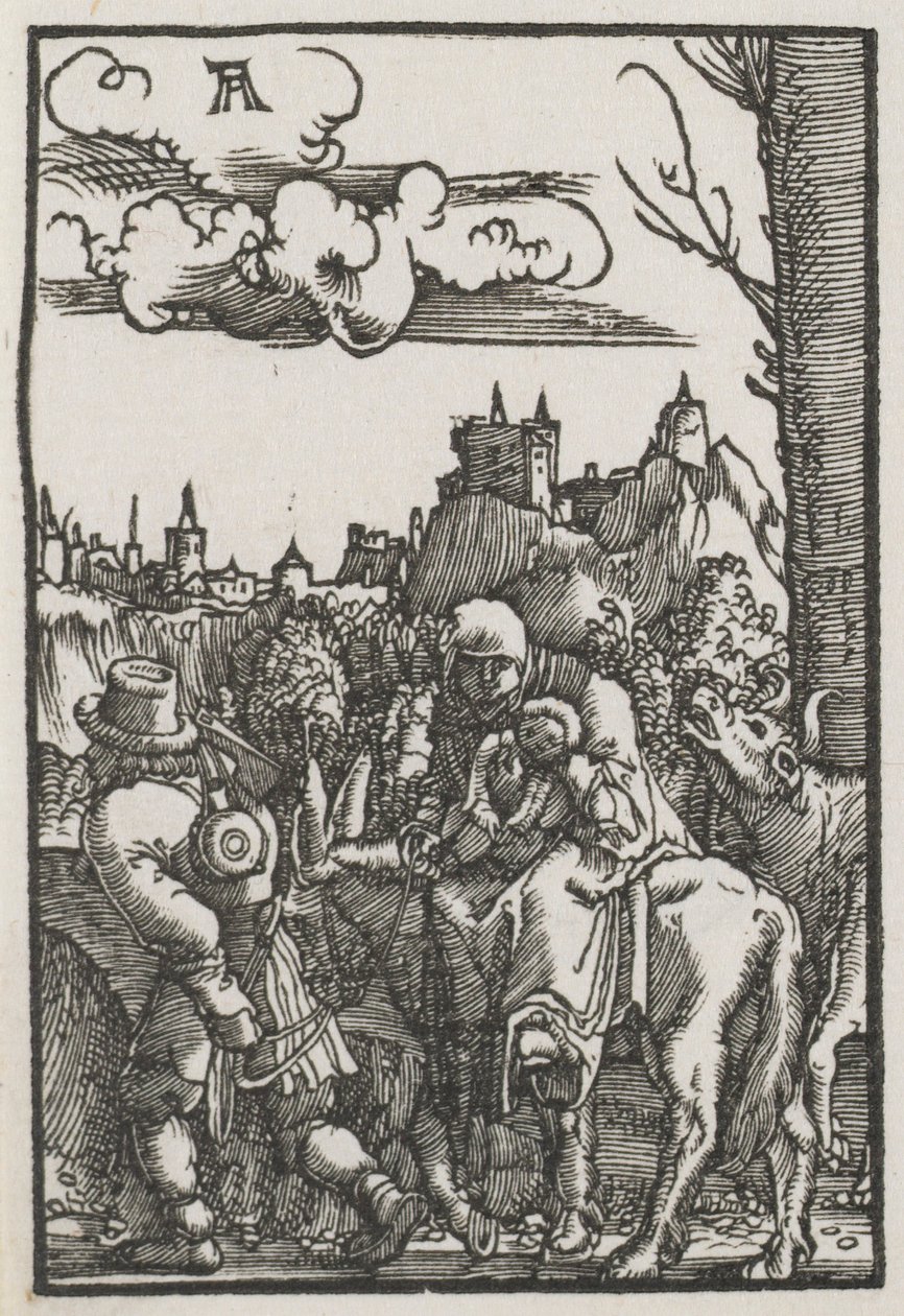 Der Fall und die Erlösung des Menschen: Die Flucht nach Ägypten, ca. 1515 von Albrecht Altdorfer