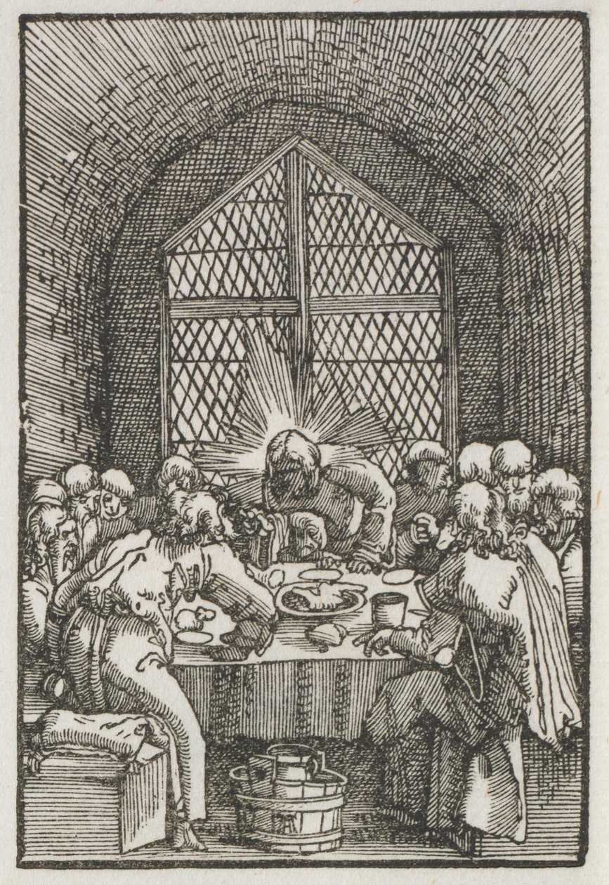 Der Fall und die Erlösung des Menschen: Das letzte Abendmahl von Albrecht Altdorfer