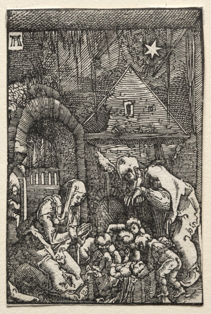 Der Fall und die Erlösung des Menschen: Die Geburt Christi von Albrecht Altdorfer
