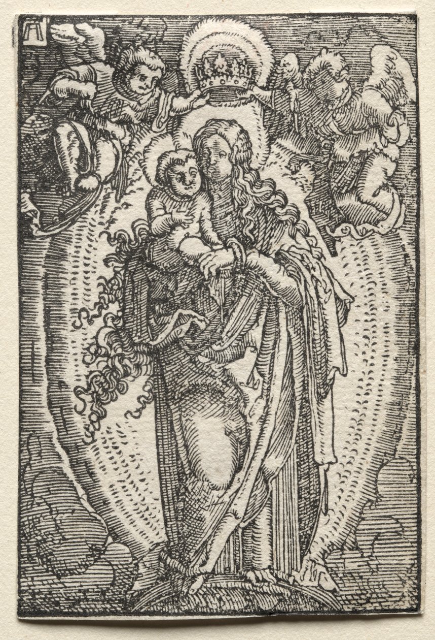 Der Sündenfall und die Erlösung des Menschen: Die Jungfrau als Himmelskönigin von Albrecht Altdorfer