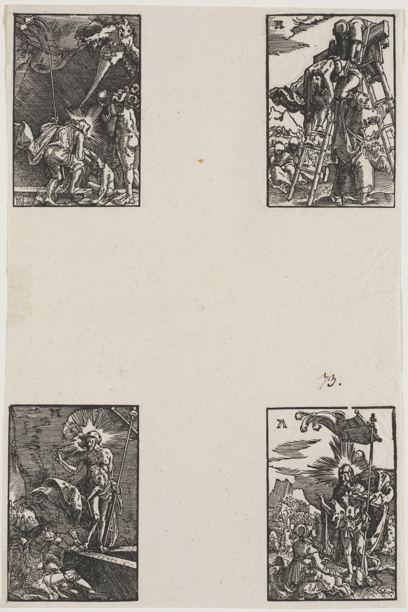 Der Fall und die Erlösung des Menschen, um 1515 von Albrecht Altdorfer