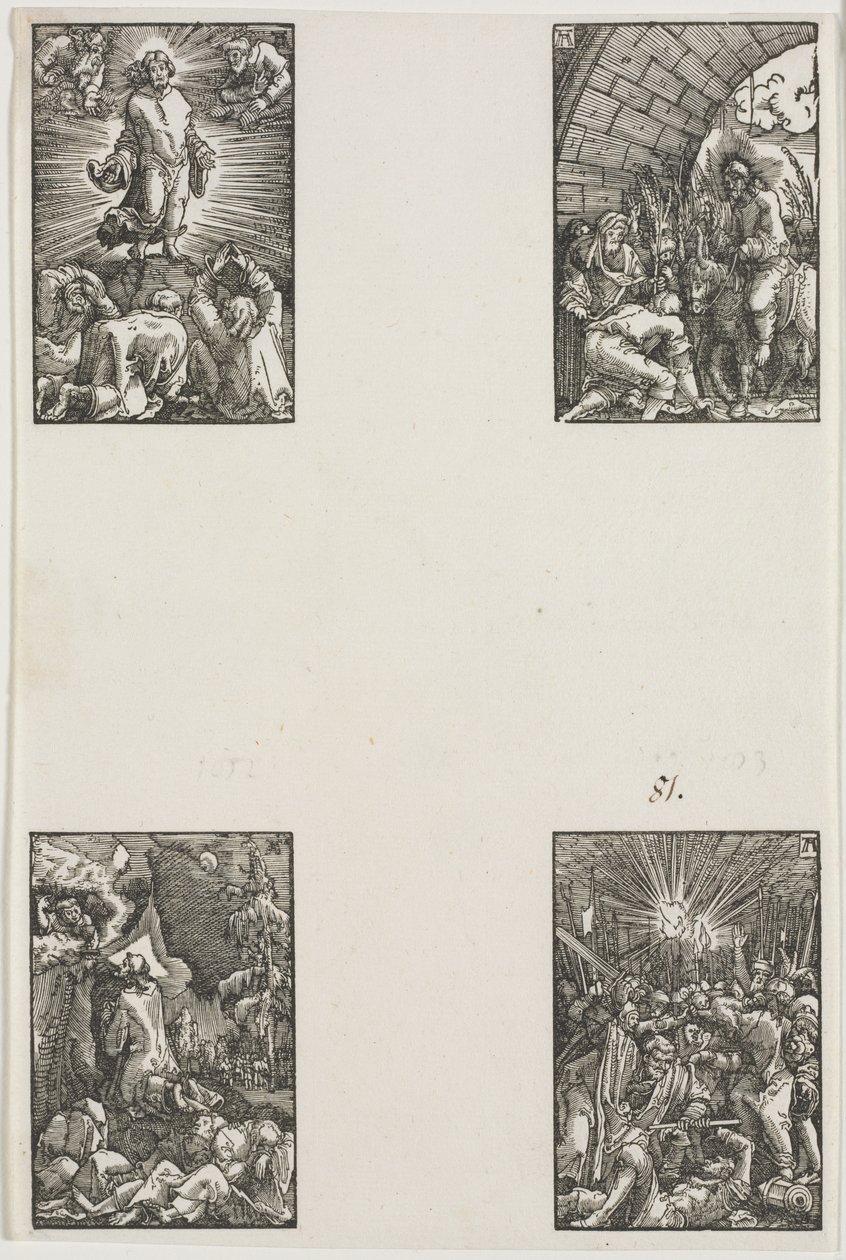 Der Fall und die Erlösung des Menschen, ca. 1515 von Albrecht Altdorfer