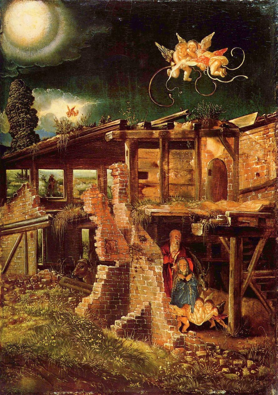 Die Heilige Nacht Die Geburt Christi, ca. 1513 von Albrecht Altdorfer