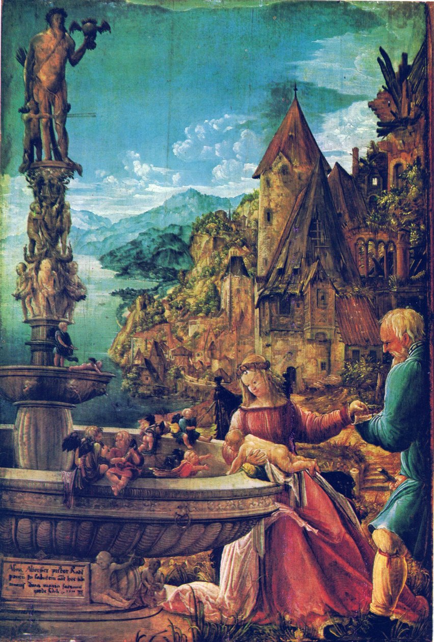 Ruhe auf der Flucht nach Ägypten von Albrecht Altdorfer