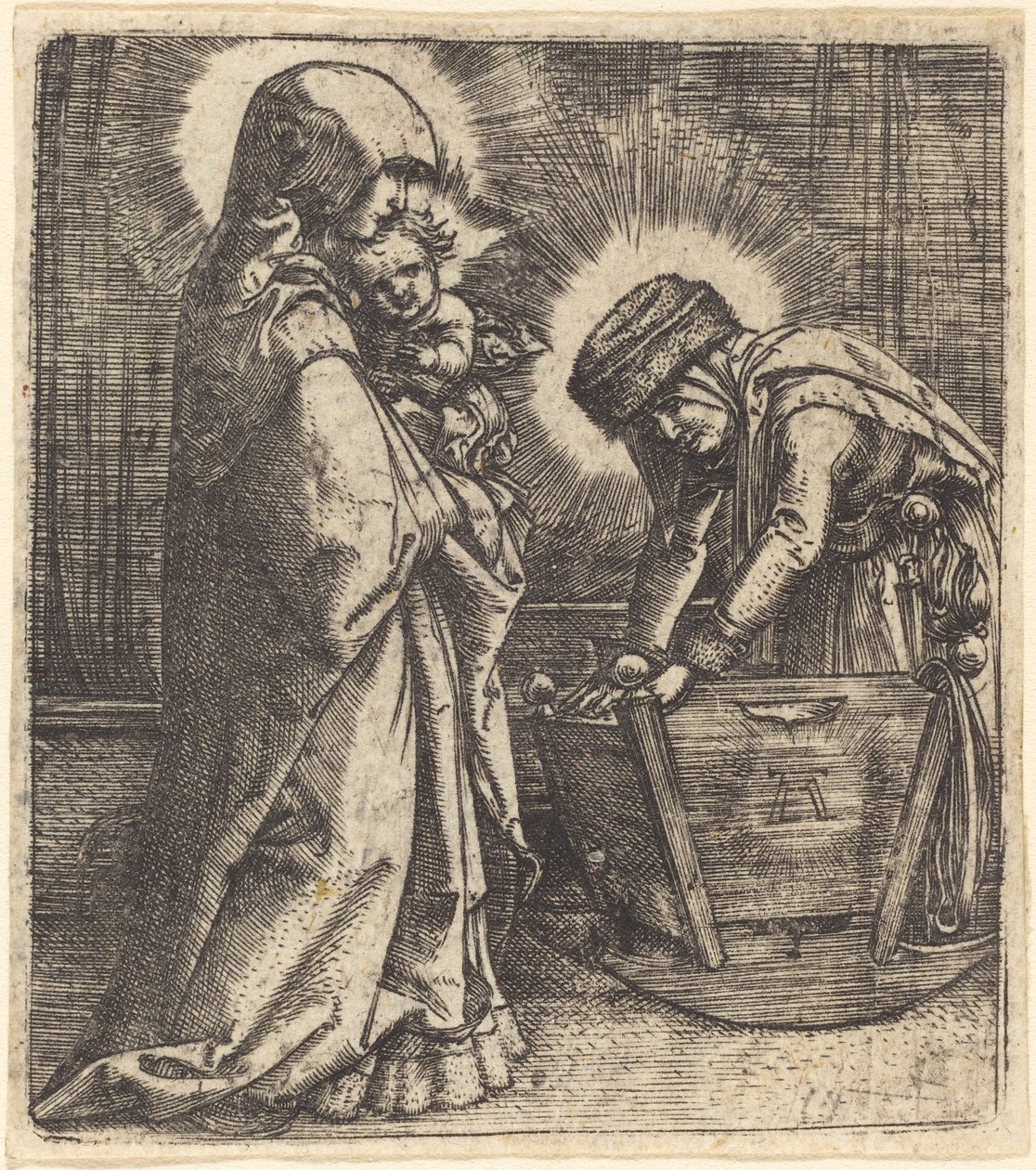 Die Jungfrau und das Kind und die heilige Anna von Albrecht Altdorfer