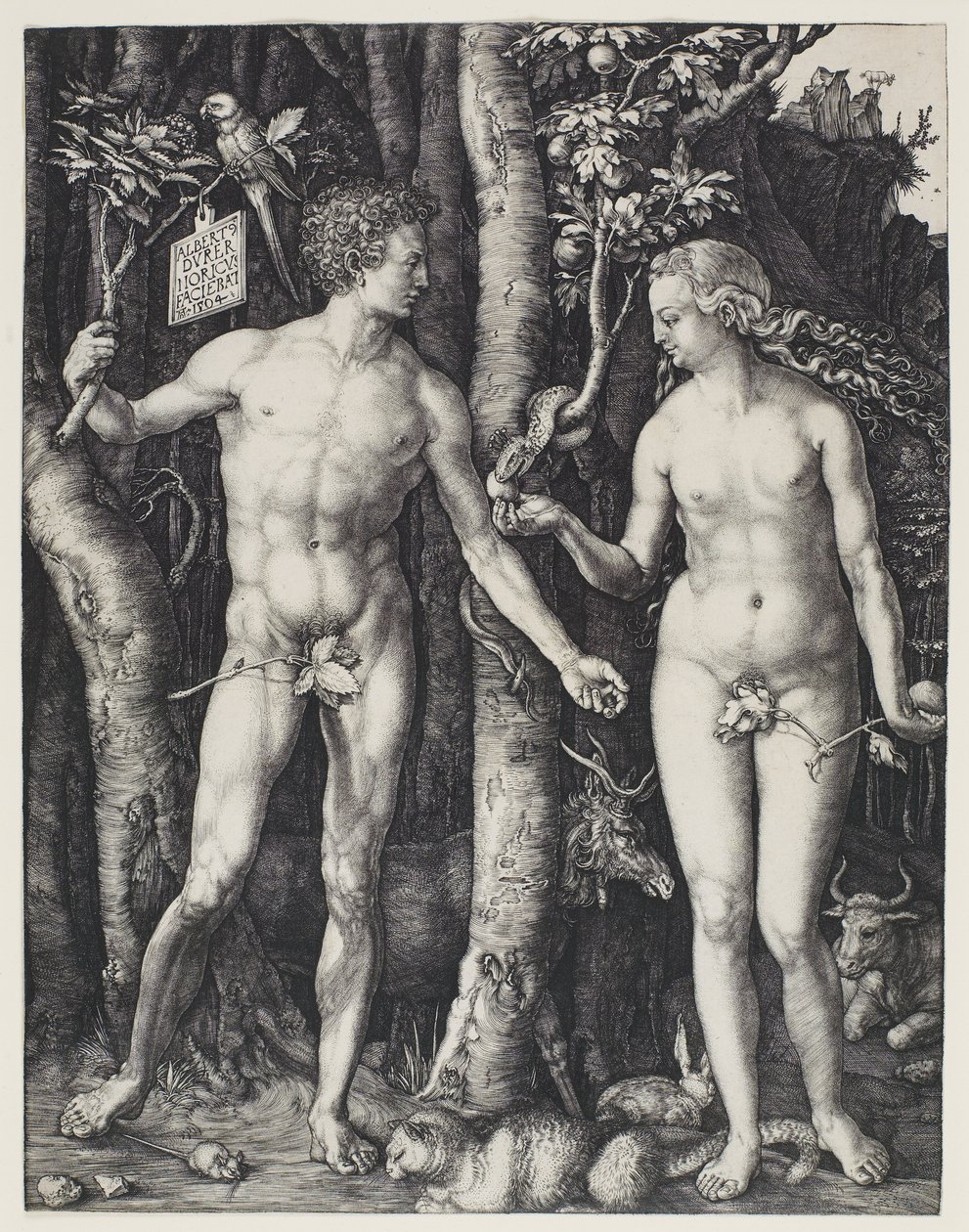 Adam und Eva von Albrecht Dürer
