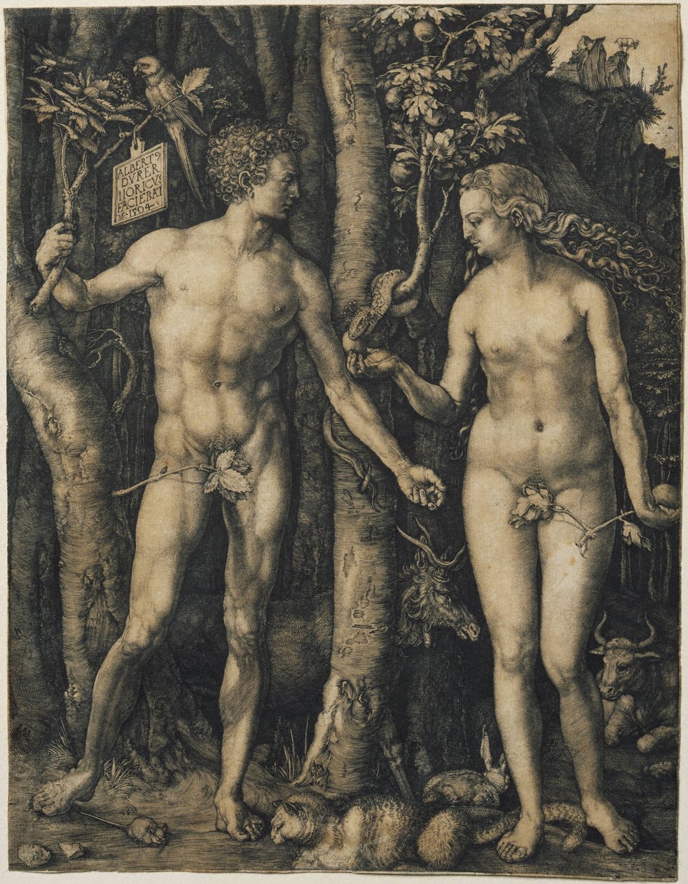 Adam und Eva von Albrecht Dürer