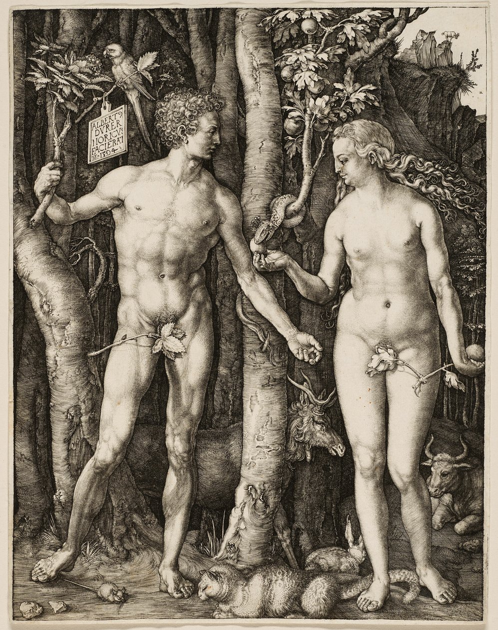 Adam und Eva von Albrecht Dürer