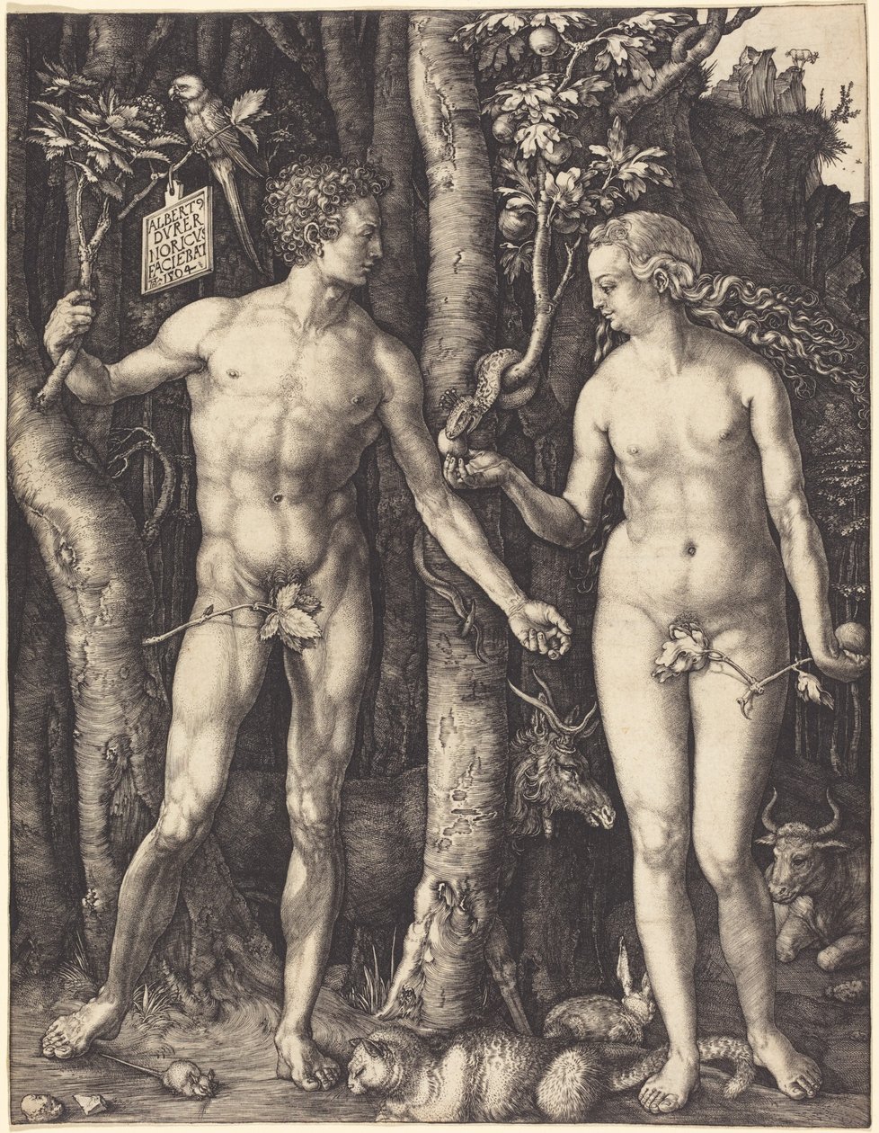 Adam und Eva von Albrecht Dürer