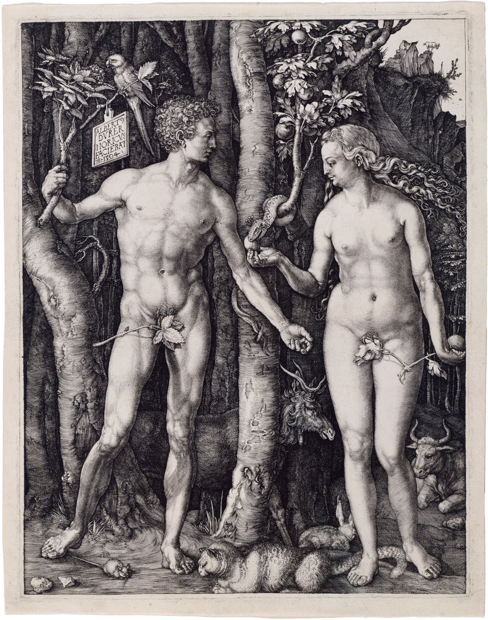 Adam und Eva von Albrecht Dürer