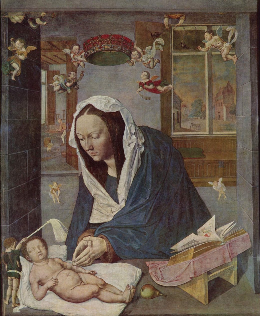 Albrecht-Dürer-Zentral-Panel-Marienaltar von Albrecht Dürer
