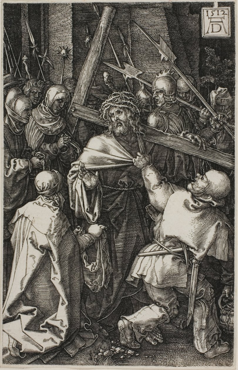 Kreuztragung, aus Die gravierte Passion von Albrecht Dürer