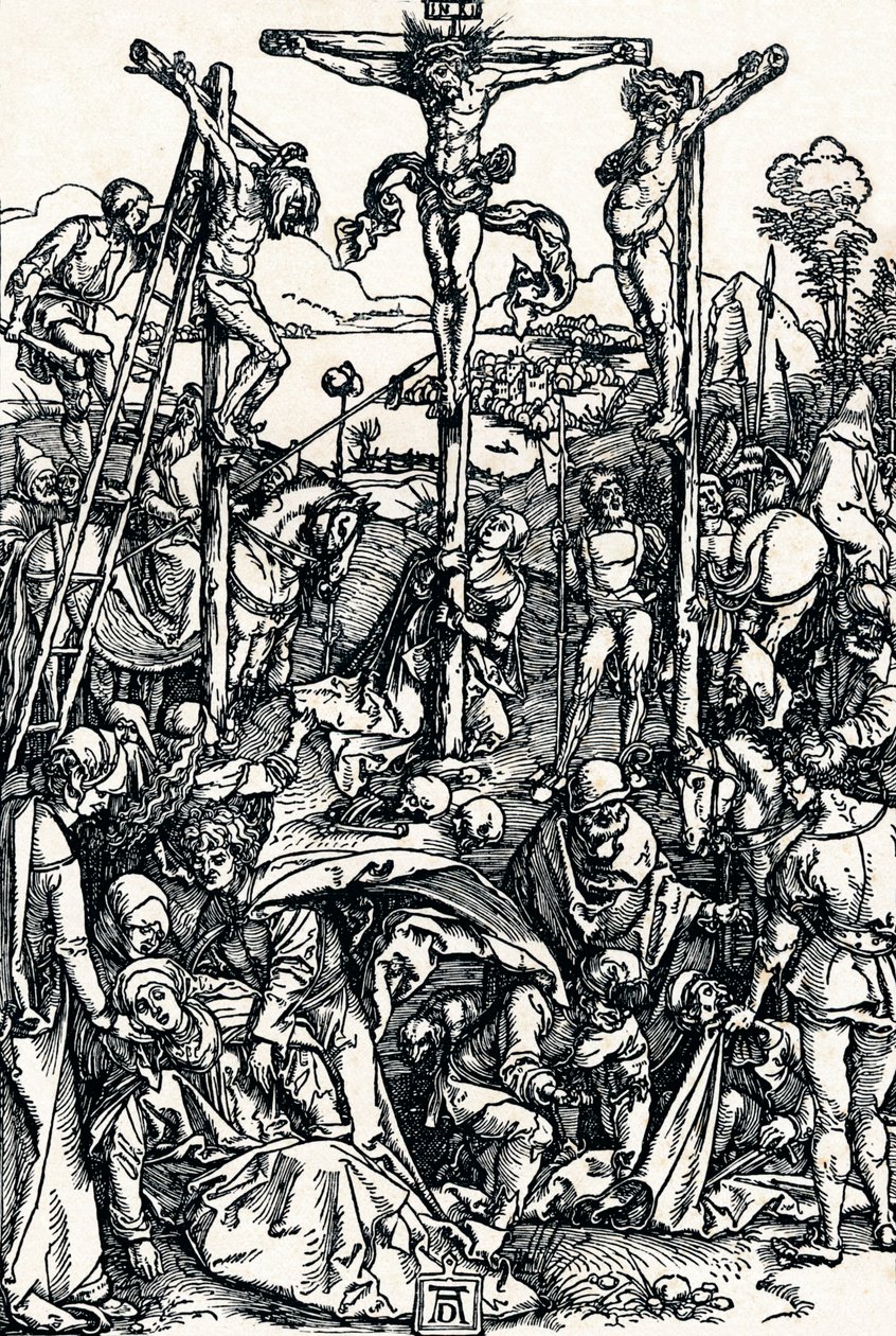 Kalvarienberg mit den drei Kreuzen, 1504 1906 von Albrecht Dürer