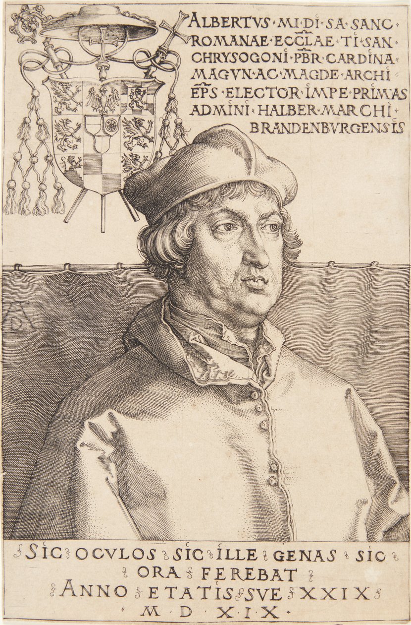 Kardinal Albrecht von Brandenburg; oder Der kleine Kardinal von Albrecht Dürer