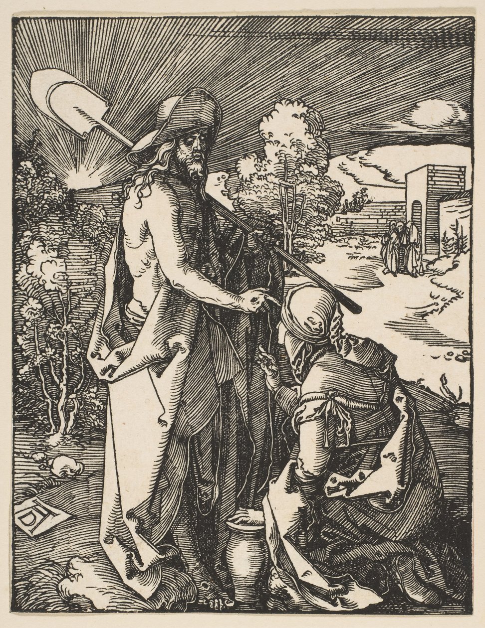 Christus erscheint Maria Magdalena (aus Die Kleine Passion, ca. 1510) von Albrecht Dürer