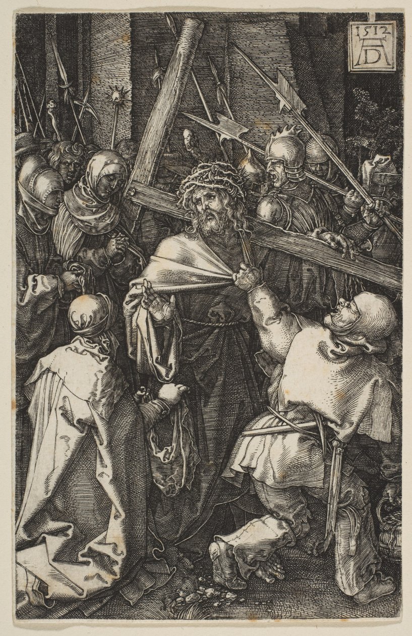 Christus trägt das Kreuz, aus "Die Passion" von Albrecht Dürer