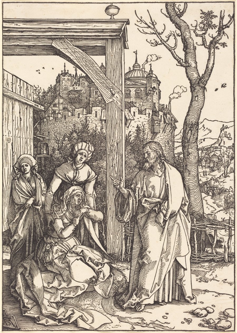 Christus nimmt Abschied von seiner Mutter von Albrecht Dürer