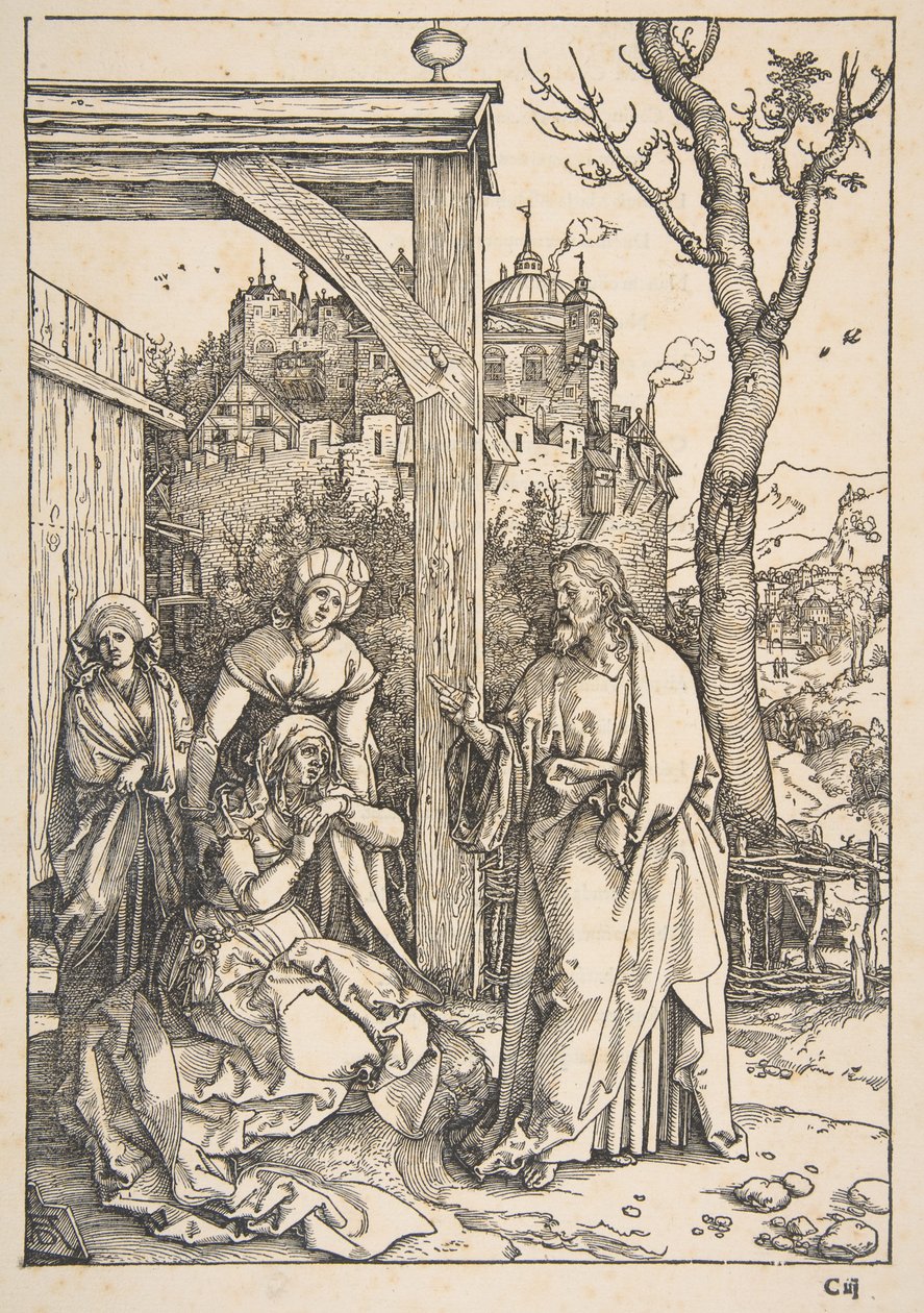 Christus nimmt Abschied von seiner Mutter, aus "Das Leben der Jungfrau" von Albrecht Dürer
