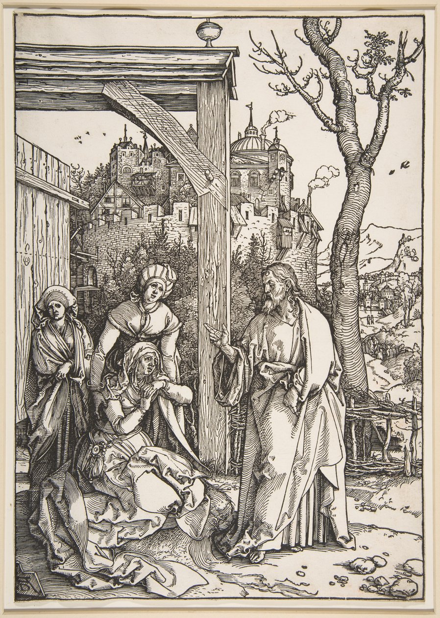 Christus nimmt Abschied von seiner Mutter, aus "Das Leben der Jungfrau" von Albrecht Dürer