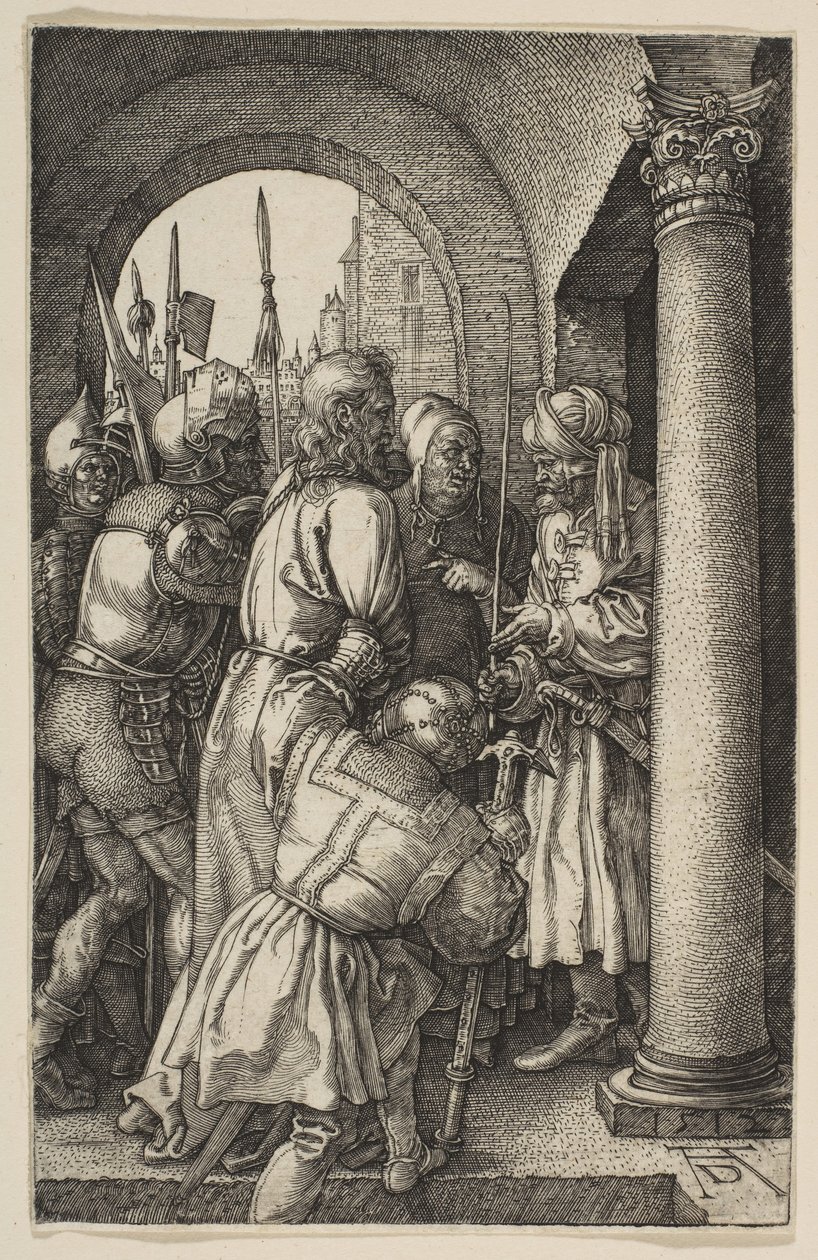 Christus vor Pilatus, aus Die Passion, 1512 von Albrecht Dürer