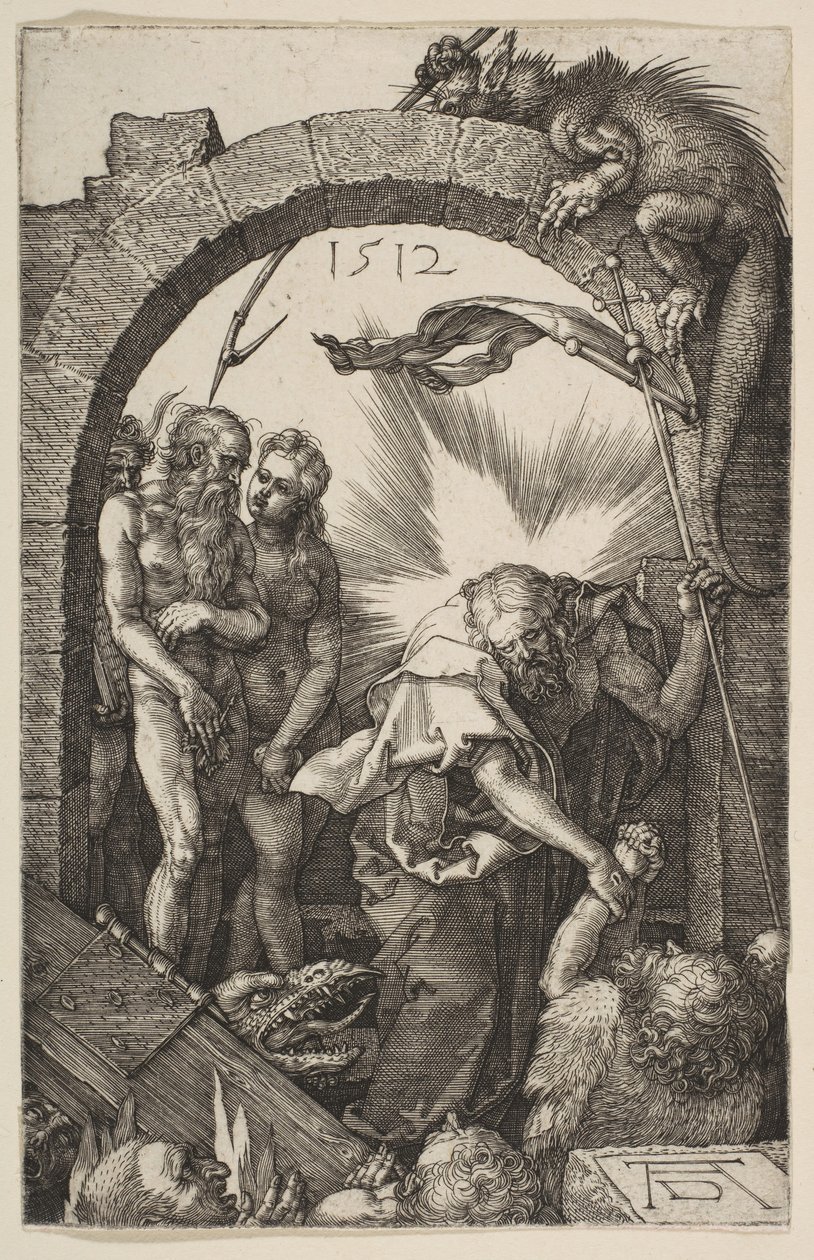 Christus in der Vorhölle, aus Die Passion von Albrecht Dürer