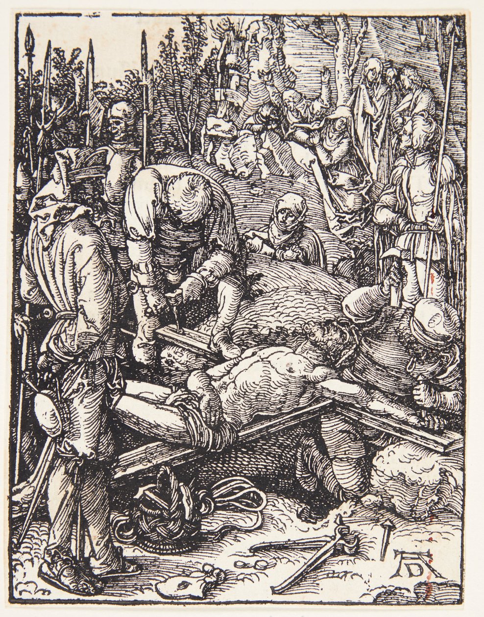Christus ans Kreuz genagelt von Albrecht Dürer