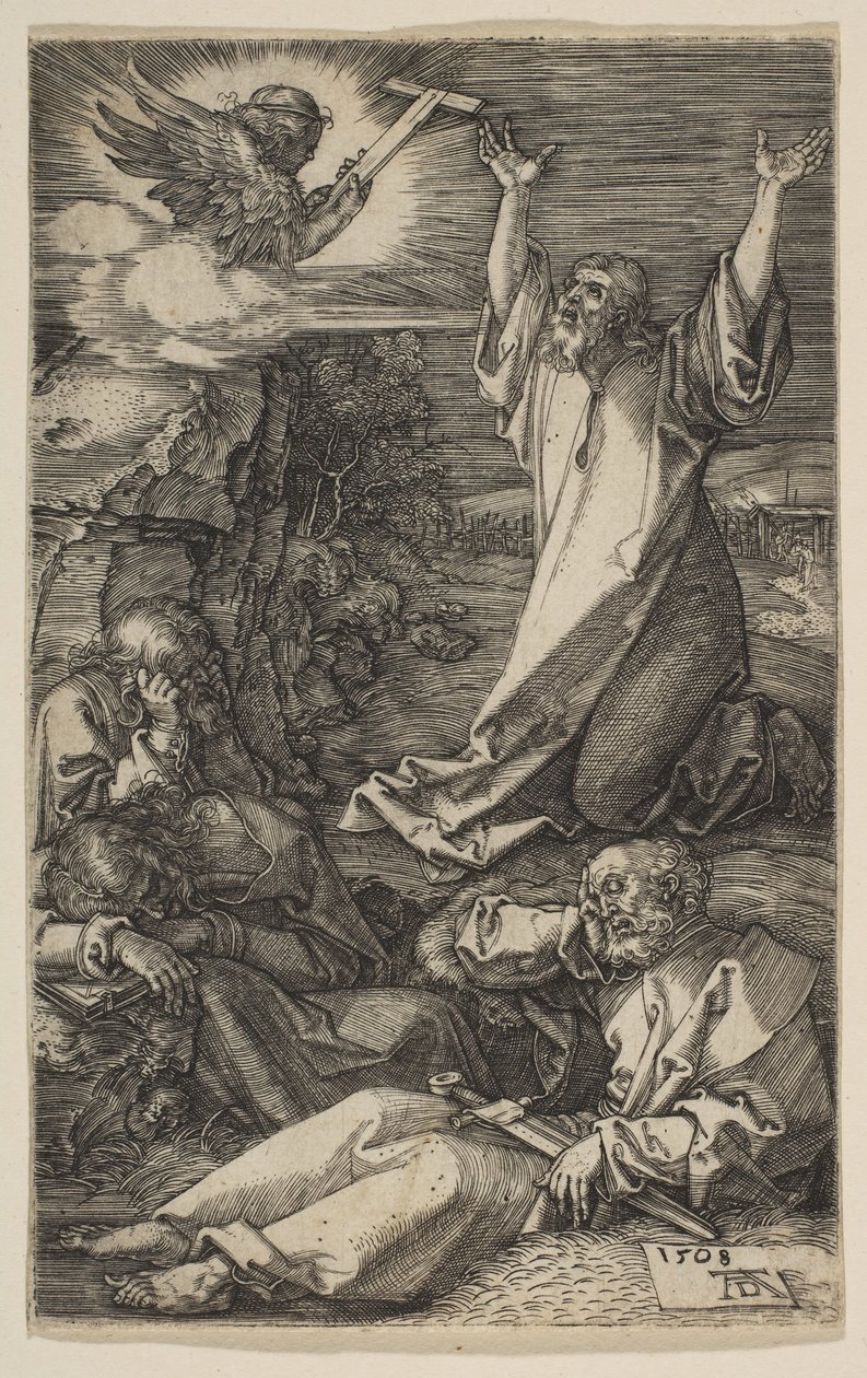 Christus am Ölberg, aus Die Passion, 1508 von Albrecht Dürer