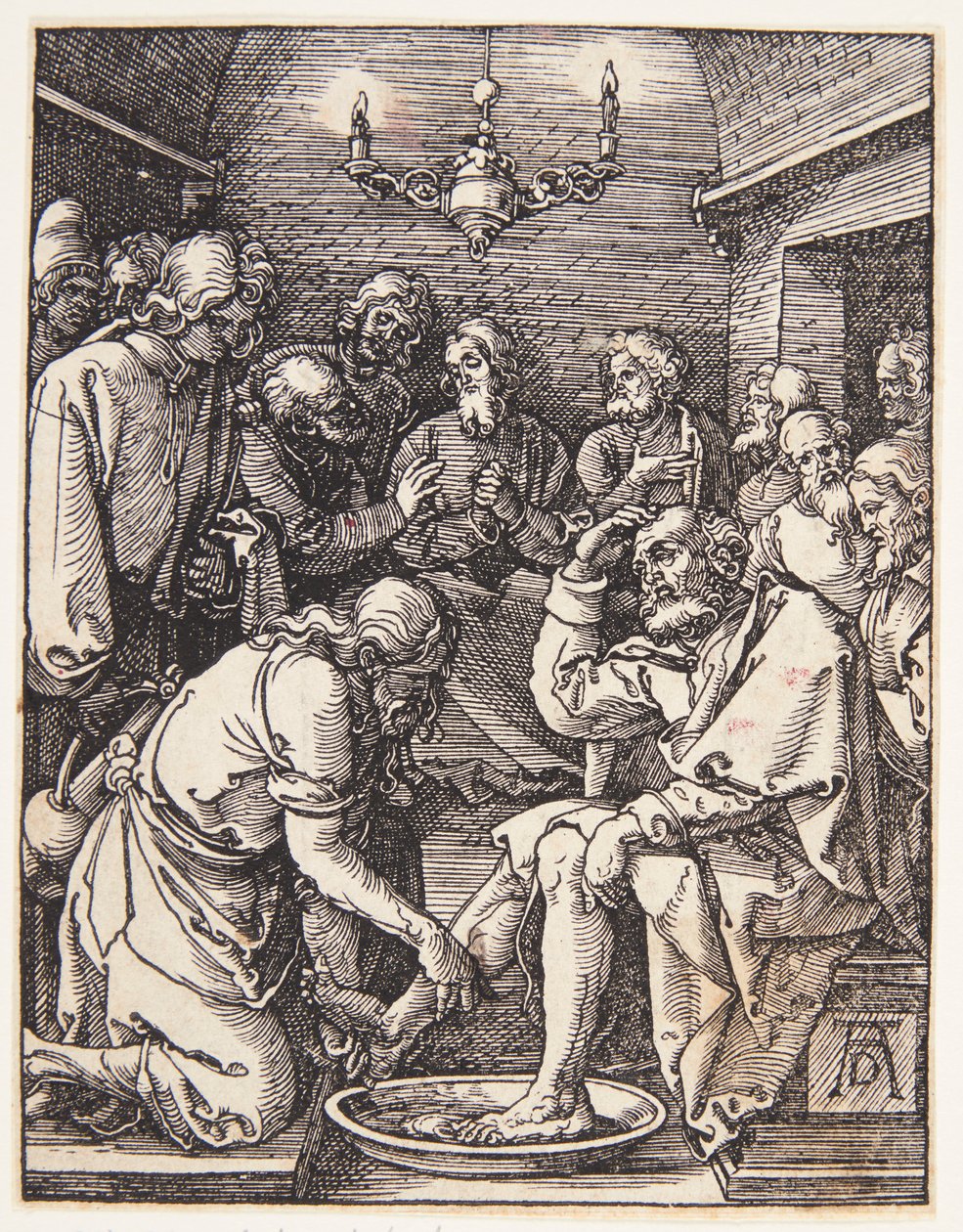 Christus wäscht die Füße des heiligen Petrus von Albrecht Dürer