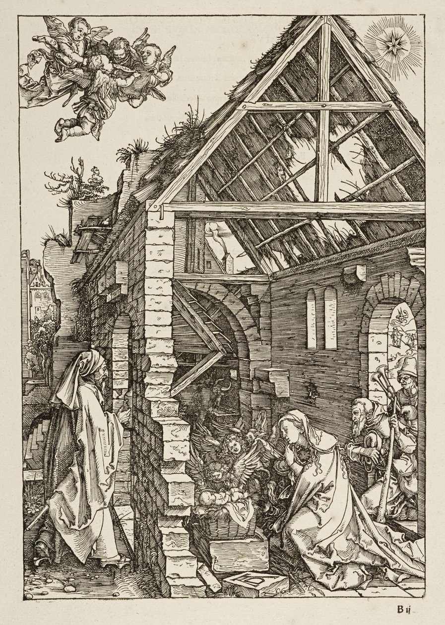 Christi Geburt (Marienleben) von Albrecht Dürer