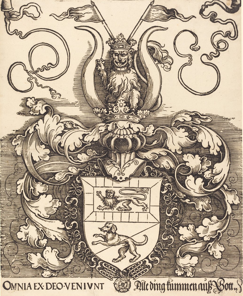 Wappen von Lorenz Staiber, wahrscheinlich 1520-1521 von Albrecht Dürer