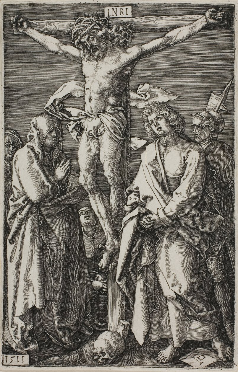 Kreuzigung, aus Die gravierte Passion von Albrecht Dürer