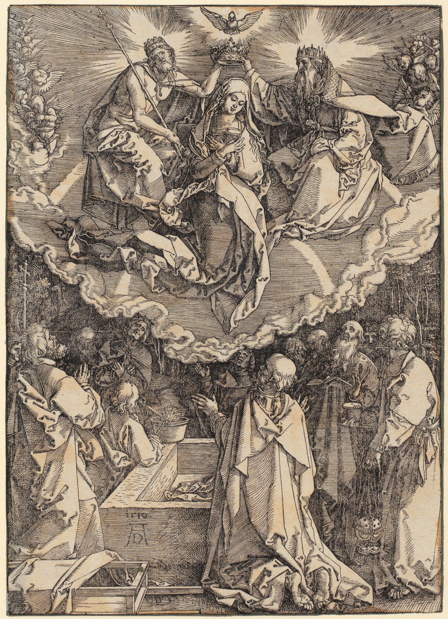 Darstellung im Tempel, Blatt 13 der Folge "Das Marienleben" von Albrecht Dürer