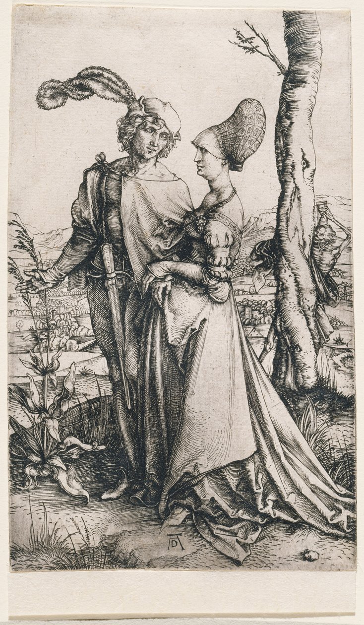 Der Tod und die Liebenden von Albrecht Dürer