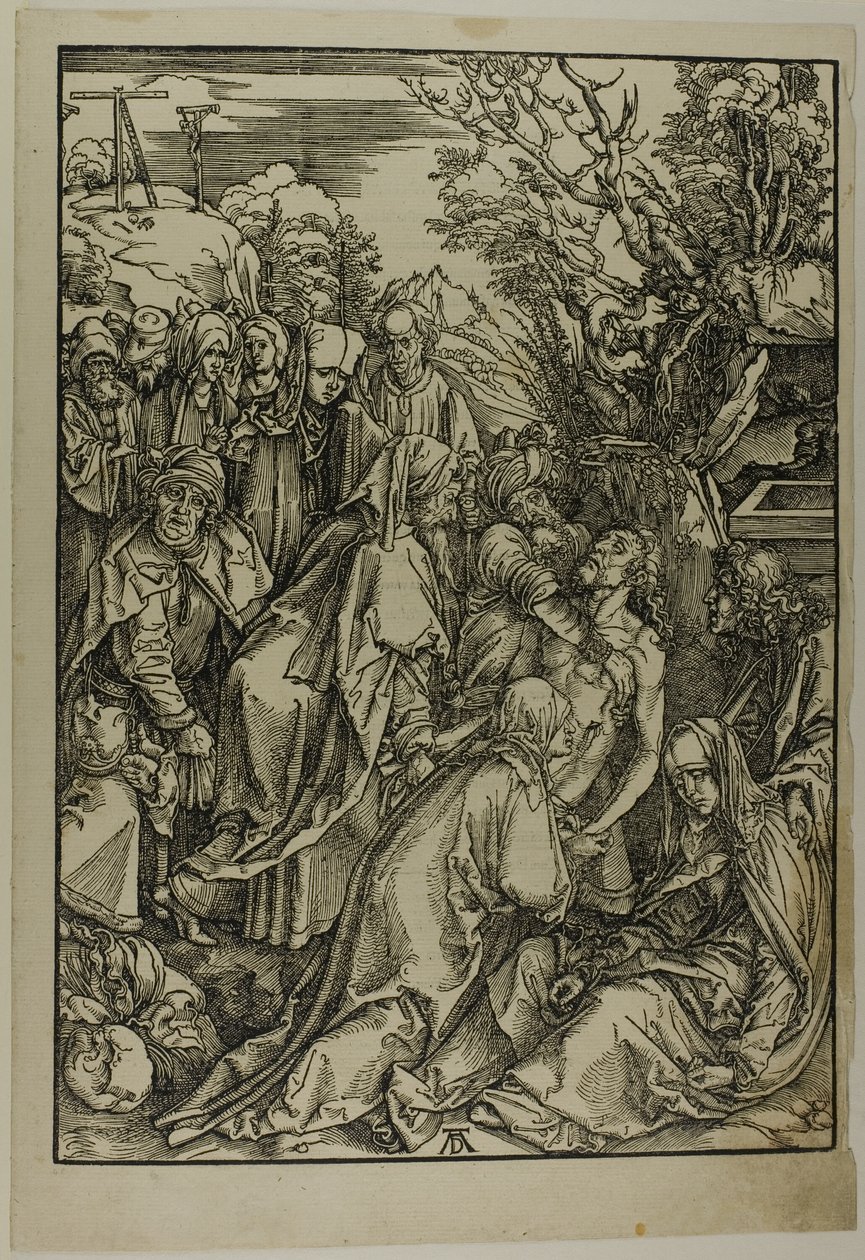 Kreuzabnahme Christi, aus Die Große Passion von Albrecht Dürer