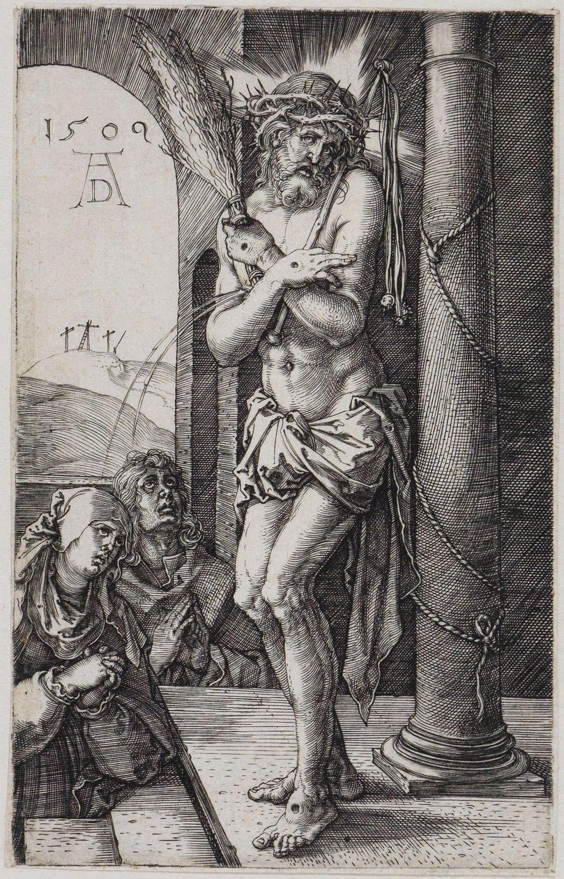 Der Schmerzensmann vor Maria und Johannes von Albrecht Dürer