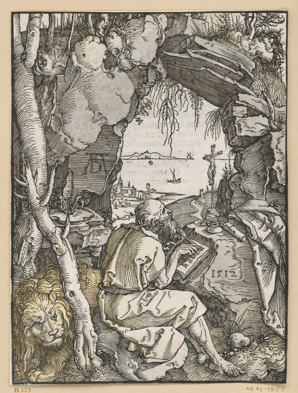 Der heilige Hieronymus in der Felsgrotte von Albrecht Dürer