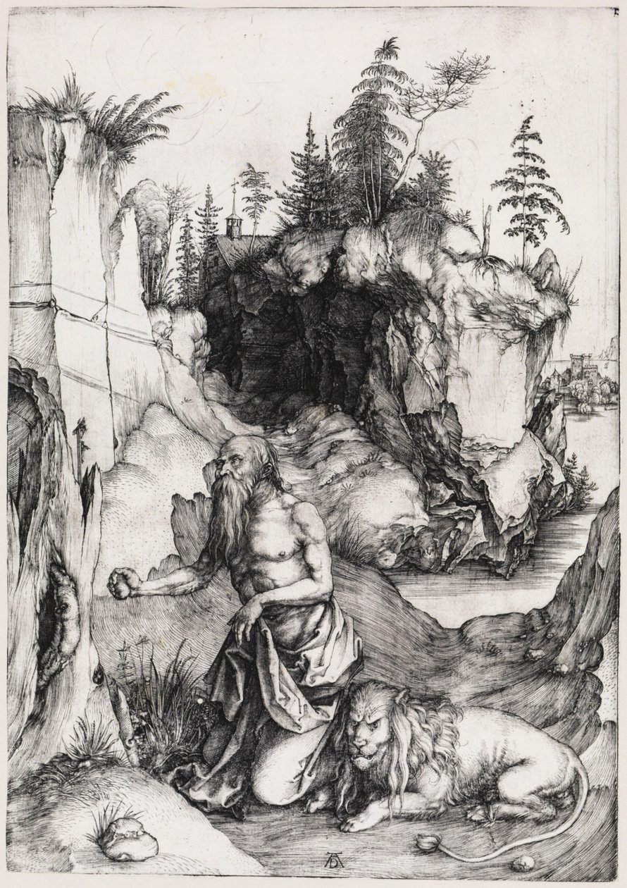Der heilige Hieronymus in der Wüste von Albrecht Dürer