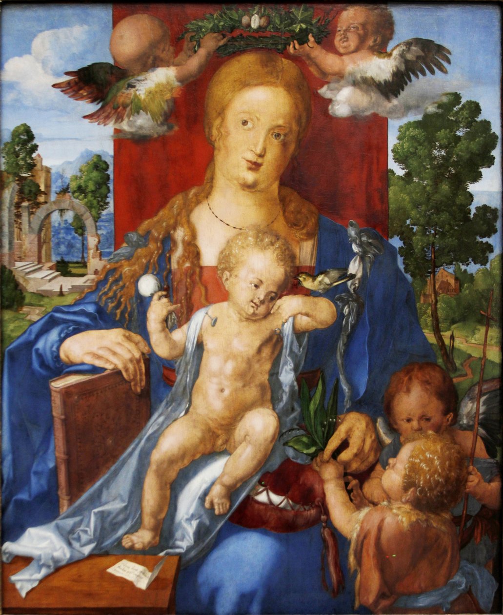 Die Madonna mit dem Zeisig von Albrecht Dürer