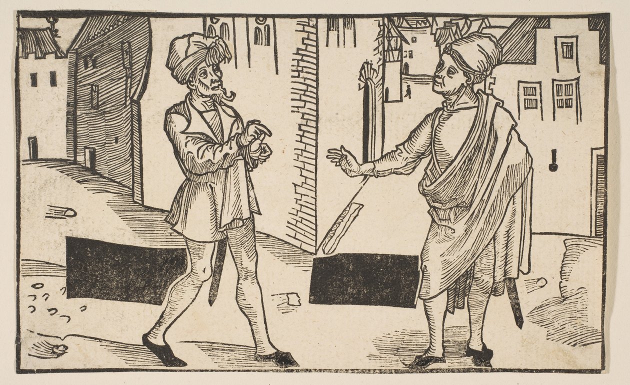 Hecyra, aus Die Komödie des Terenz, Nachdruck aus dem 19. Jahrhundert von Albrecht Dürer