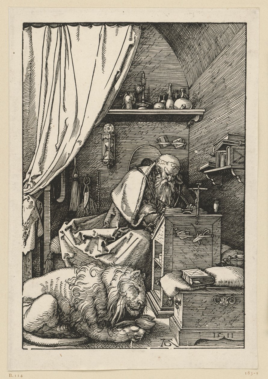 Heiliger Hieronymus in seiner Zelle von Albrecht Dürer