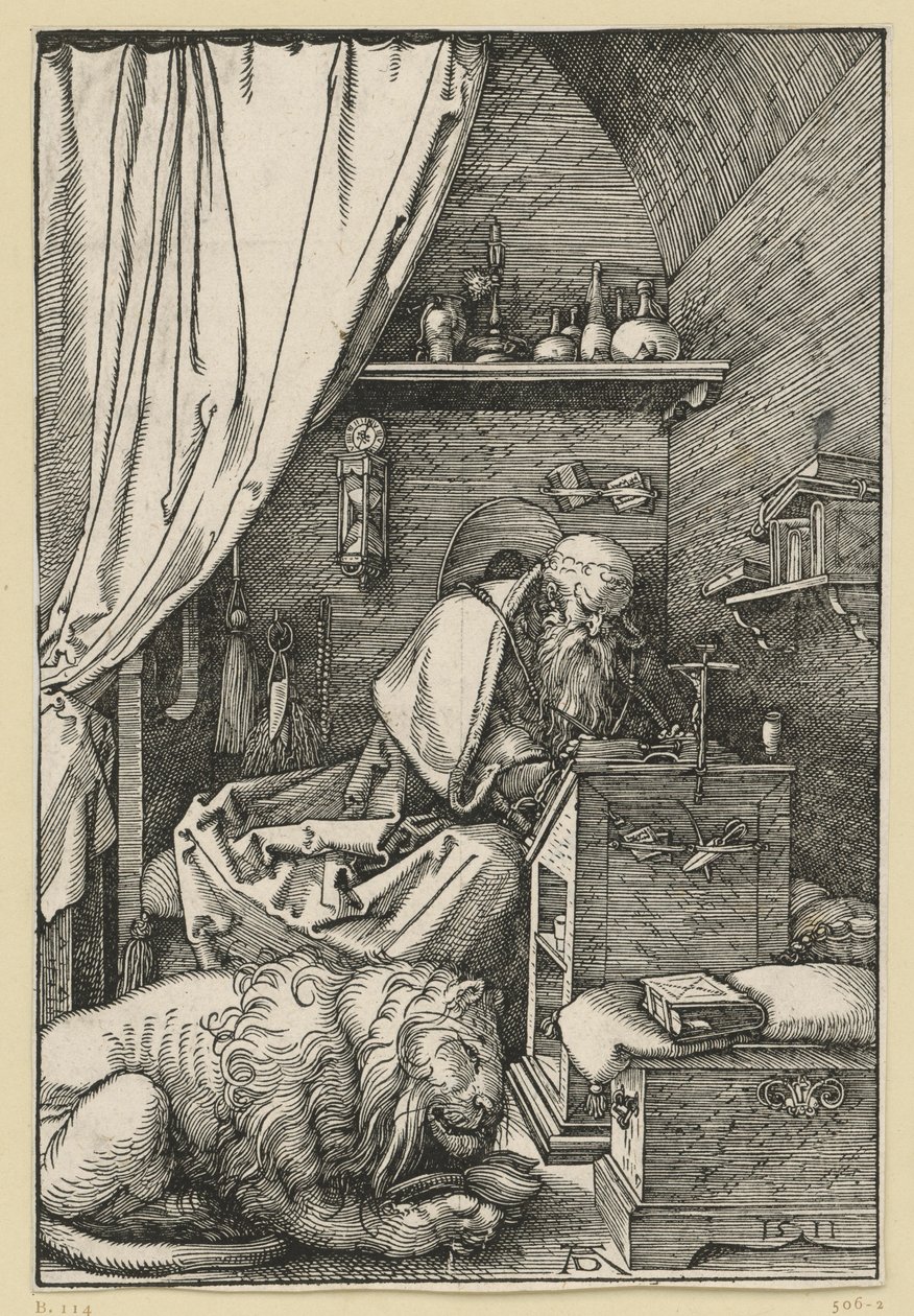 Heiliger Hieronymus in seiner Zelle von Albrecht Dürer