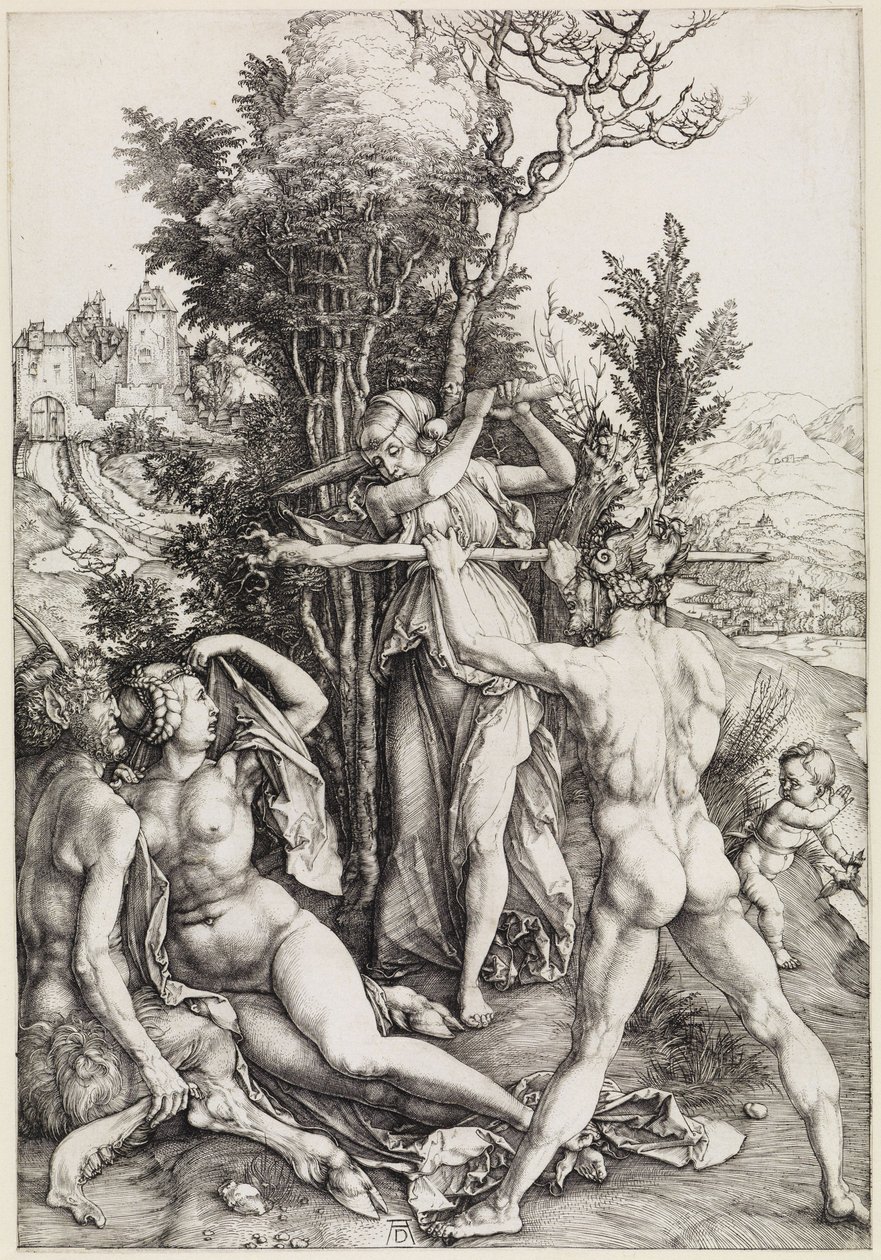 Herkules am Scheidewege (Die Eifersucht) von Albrecht Dürer