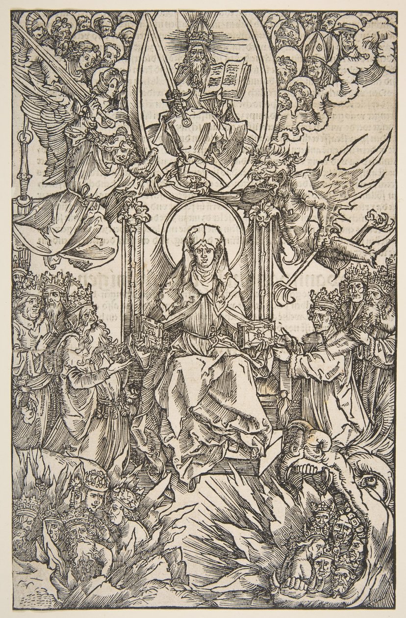Illustration aus Revelations Sancte Birgitte, Koberger Nürnberg 1502 Deutscher Text von Albrecht Dürer