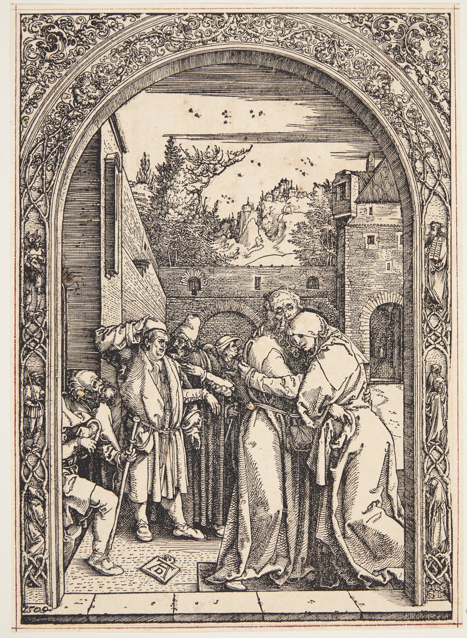 Joachim und St. Anna treffen sich am Goldenen Tor von Albrecht Dürer