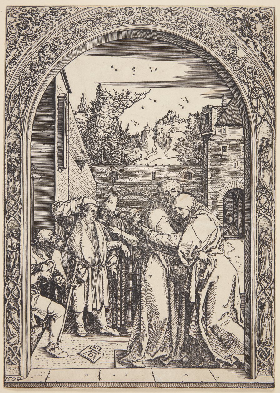 Joachim und St. Anna treffen sich am Goldenen Tor von Albrecht Dürer