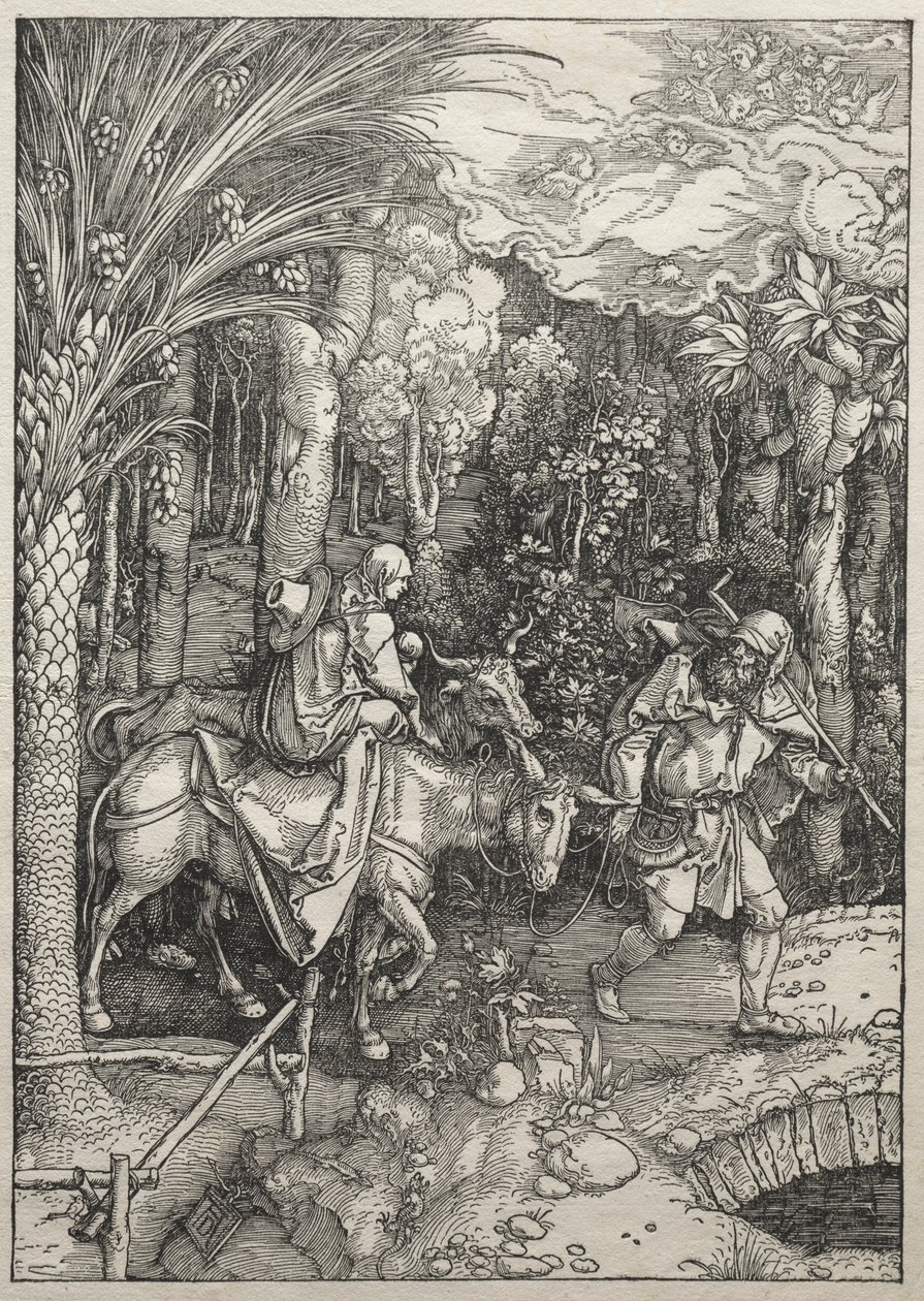 Leben der Jungfrau: Flucht nach Ägypten von Albrecht Dürer