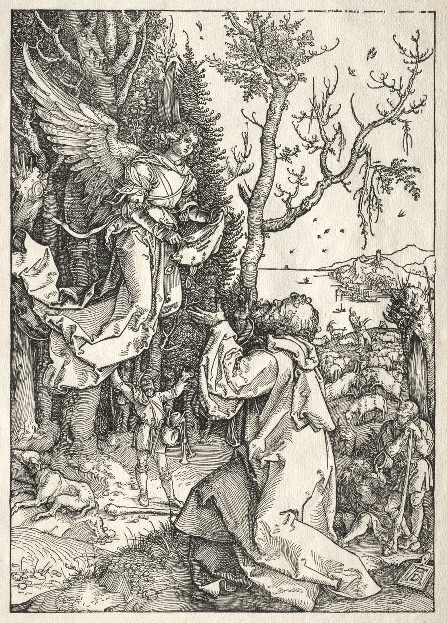 Leben der Jungfrau: Joachim und der Engel, um 1504 von Albrecht Dürer