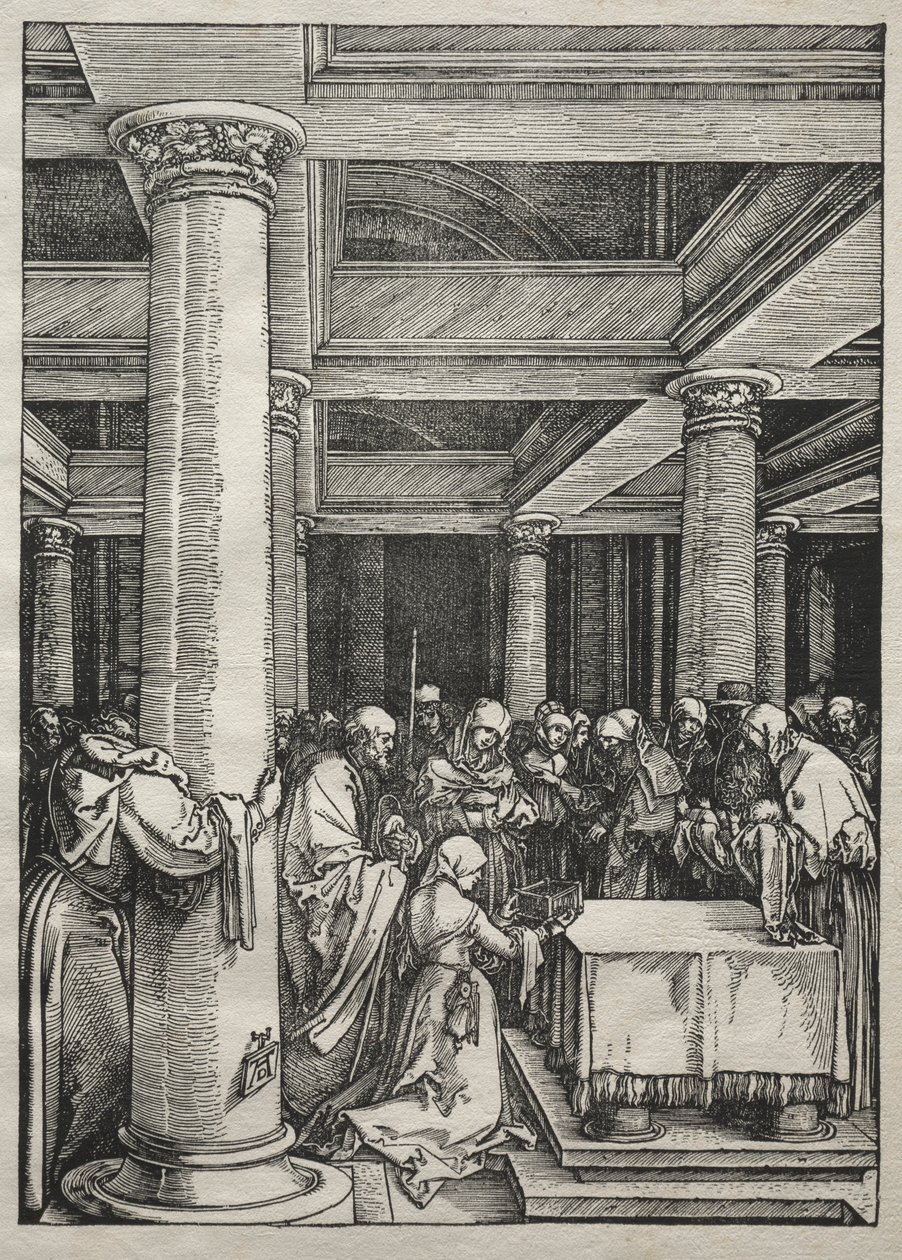 Leben der Jungfrau: Darstellung Jesu im Tempel, 1504-1505 von Albrecht Dürer
